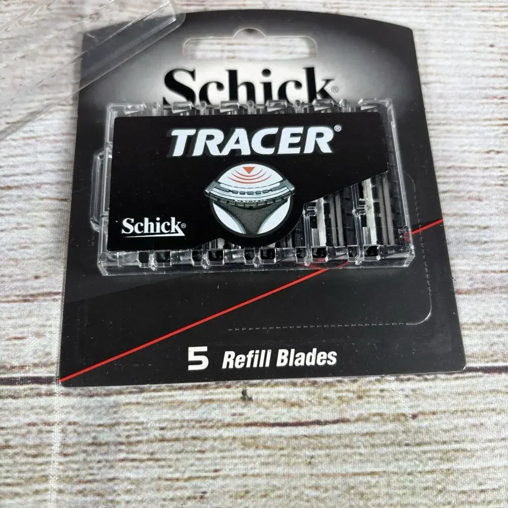 Schick Tracer 2/ 5 Refill Shaver Razor Blades Cartridges Replacement Pack Lot
